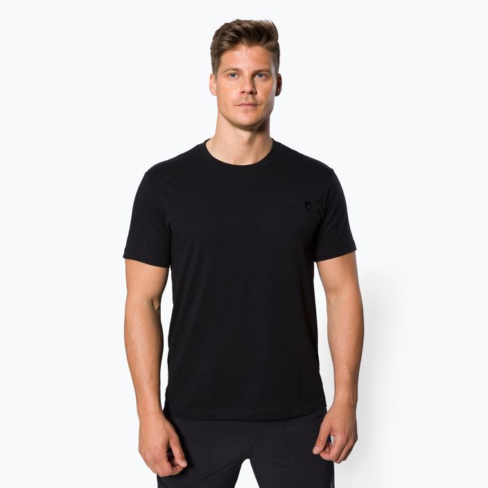 Vyriški laipiojimo marškinėliai Black Diamond Crag black
