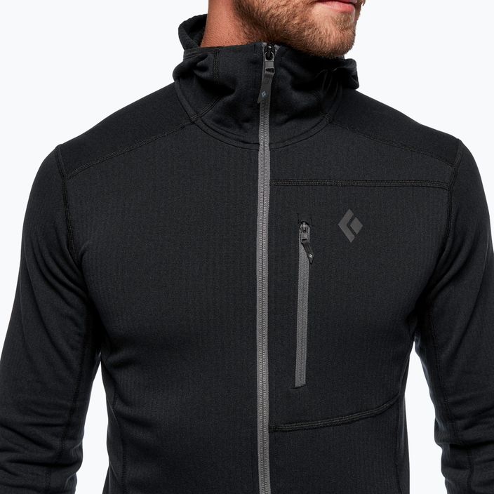 Vyriški sportiniai džemperiai Black Diamond Coefficient Fleece Hoody black 4