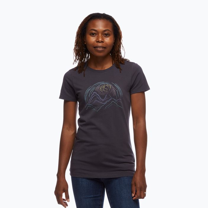 Moteriški trekingo marškinėliai Black Diamond Summit Scribble carbon 5