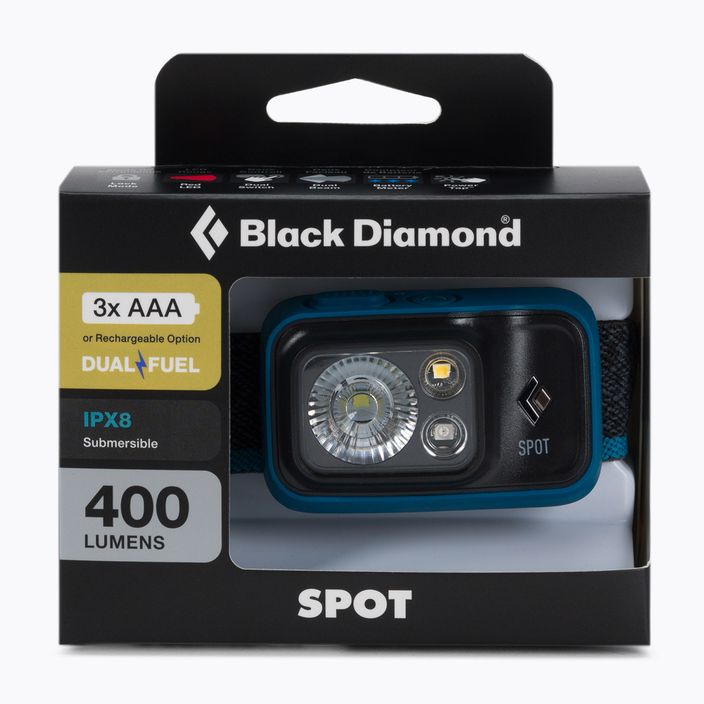 Black Diamond Spot 400 azul galvos žibintuvėlis 2