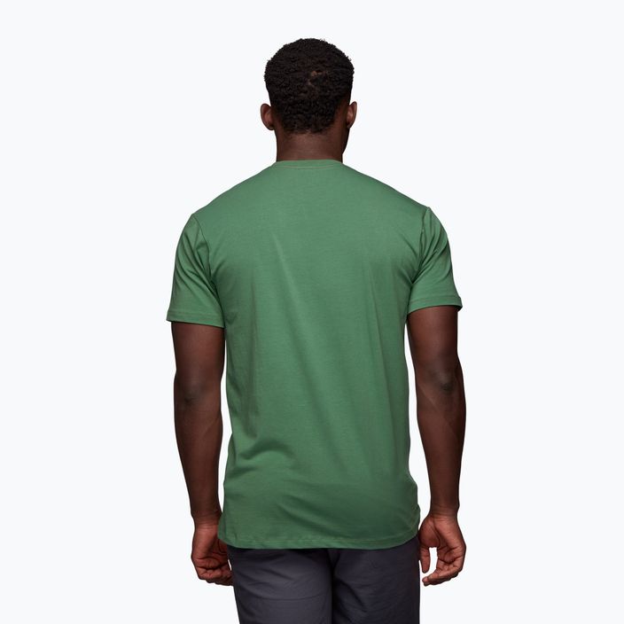 Black Diamond Chalked Up vyriški laipiojimo marškinėliai arbor green 2