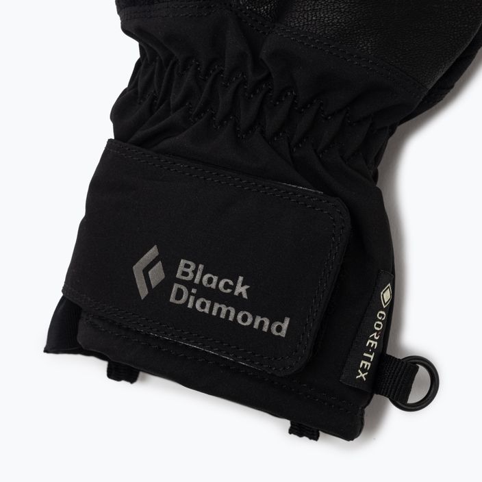 Black Diamond Mission slidinėjimo pirštinės juodos spalvos 6