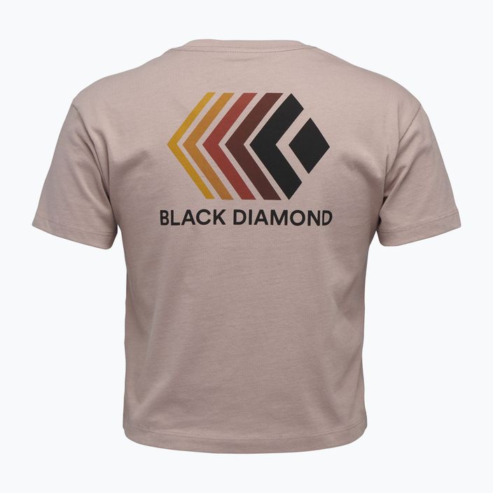 Moteriški marškinėliai Black Diamond Faded Crop pale mauve 5