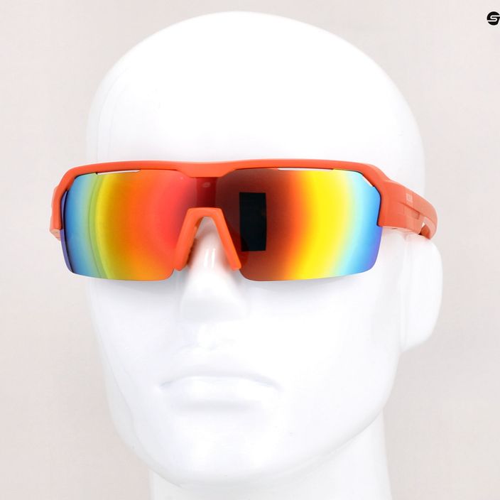 Ocean Sunglasses akiniai nuo saulės Race matiniai raudoni/revo raudoni 3800.5X dviračių akiniai 6