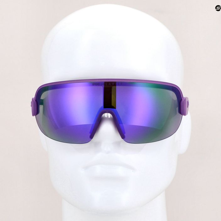 POC Aim sapphire purple translucent/clarity define violet dviračių akiniai 9