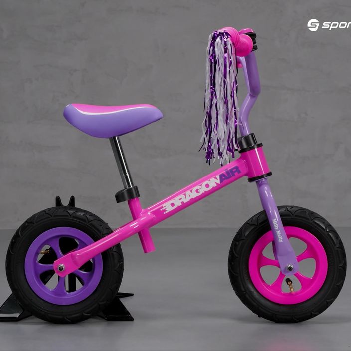 Milly Mally Dragon Air krosinis dviratis rožinės ir violetinės spalvos 1634 8