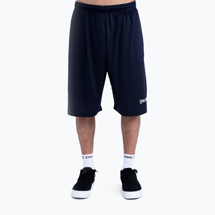 Spalding Atlanta 21 vyrų krepšinio komplektas šortai ir marškinėliai tamsiai mėlyni SP031001A222 8