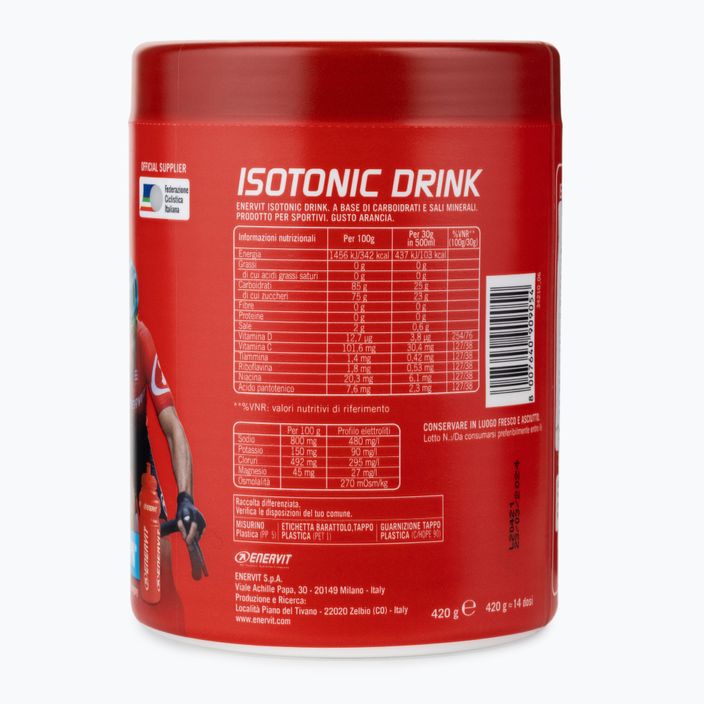 Enervit izotoninis gėrimas 420g oranžinis 98473 2