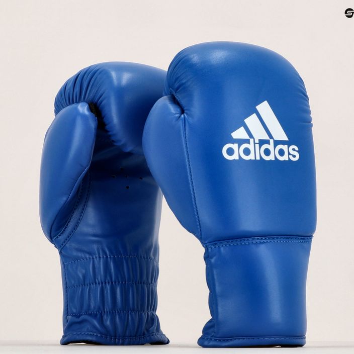 adidas Rookie vaikiškos bokso pirštinės mėlynos ADIBK01 7