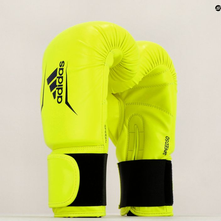 adidas Speed 50 geltonos bokso pirštinės ADISBG50 7