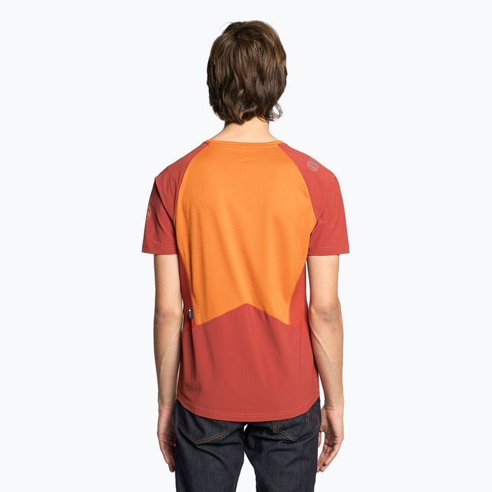 Vyriški La Sportiva Compass trekingo marškinėliai oranžiniai P50205313 2
