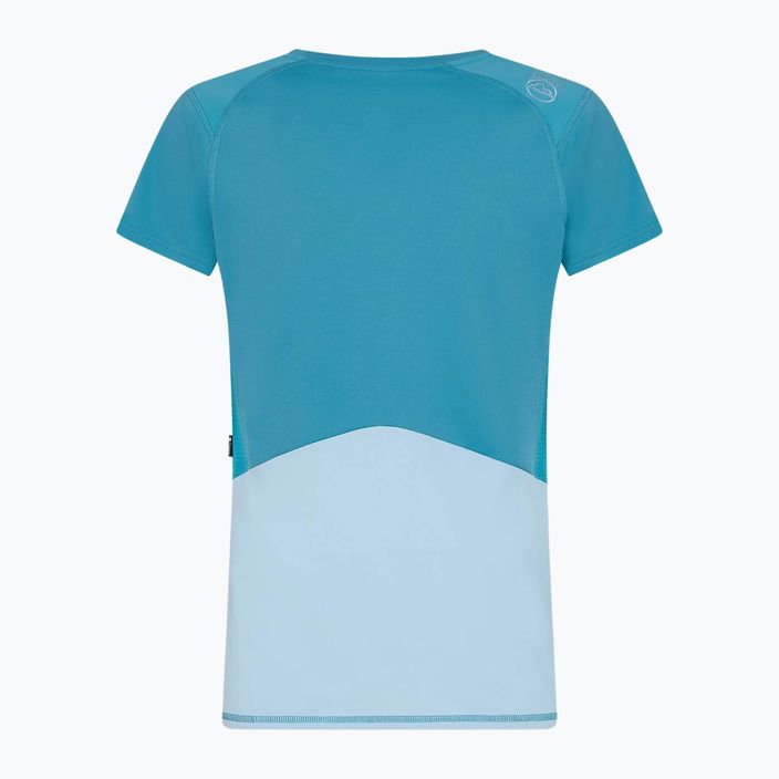 Moteriški trekingo marškinėliai La Sportiva Compass blue Q31624625 2