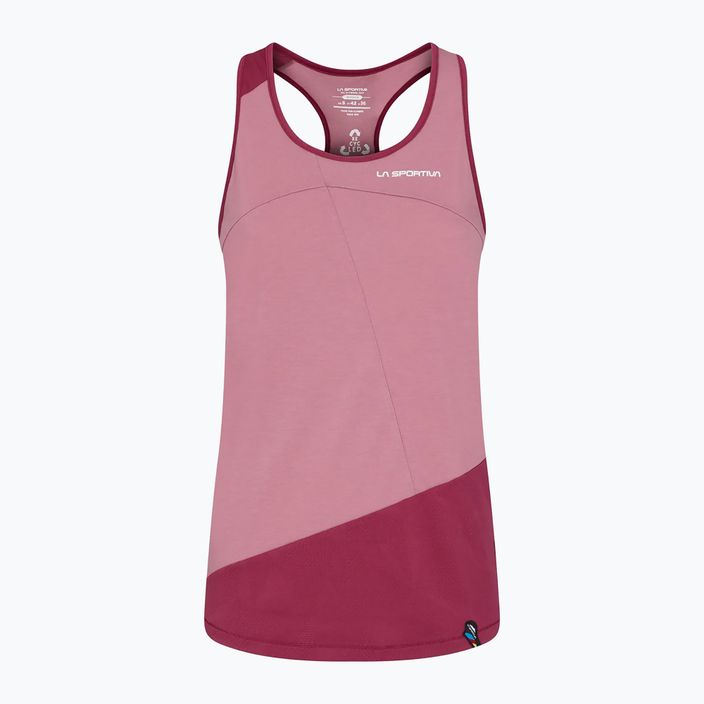 La Sportiva Charm Tank moteriški alpinistiniai marškinėliai rožinės spalvos O80405502