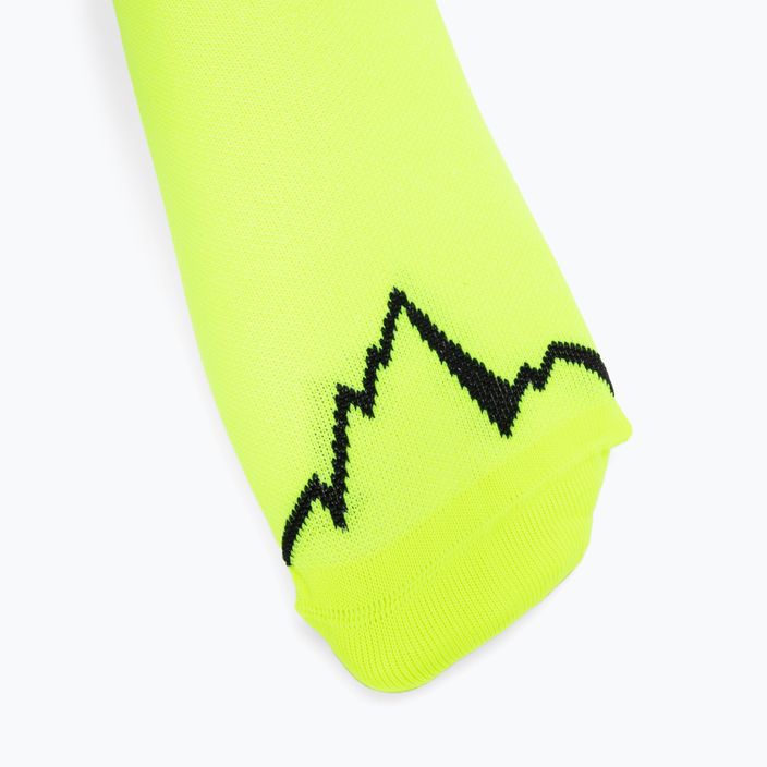 LaSportiva For Your Mountain bėgimo kojinės geltonos ir juodos 69R999720 5