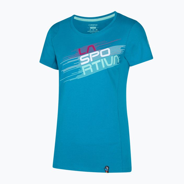 Moteriški trekingo marškinėliai La Sportiva Stripe Evo blue I31635635