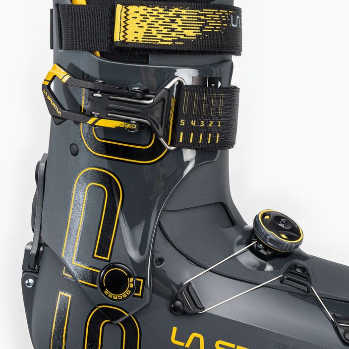 Vyriški La Sportiva Solar II parašiutininko batai pilkai geltoni 89G900100 6