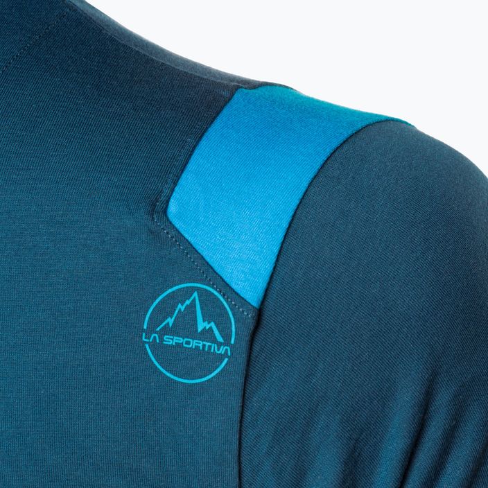 La Sportiva vyriški alpinistiniai marškinėliai Float blue N00637639 3