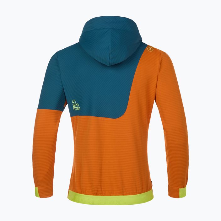 Vyriški alpinistiniai džemperiai LaSportiva Mood Hoody oranžinė ir tamsiai mėlyna N71208639 2