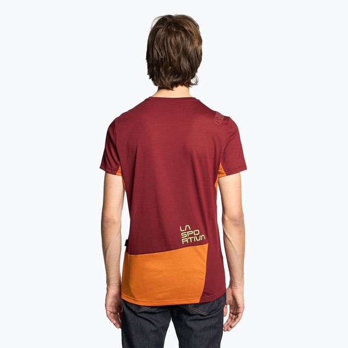 La Sportiva vyriški alpinistiniai marškinėliai Grip orange-red N87208320 2