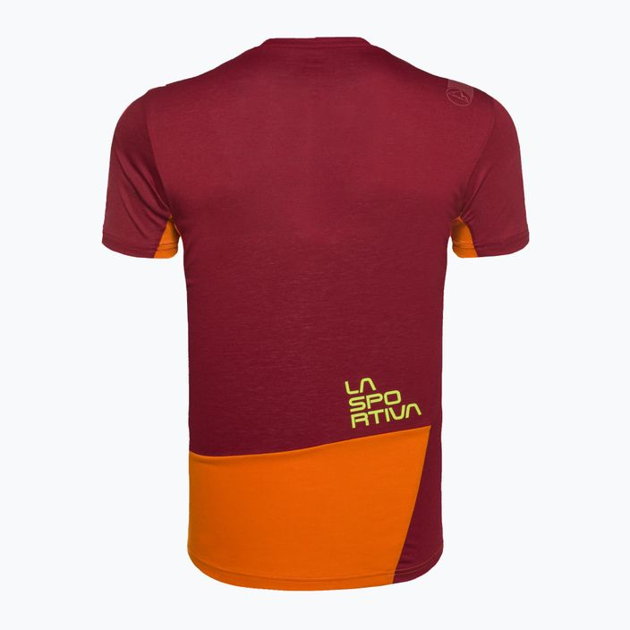 La Sportiva vyriški alpinistiniai marškinėliai Grip orange-red N87208320 5