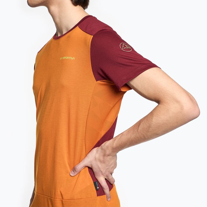 La Sportiva vyriški alpinistiniai marškinėliai Grip orange-red N87208320 3