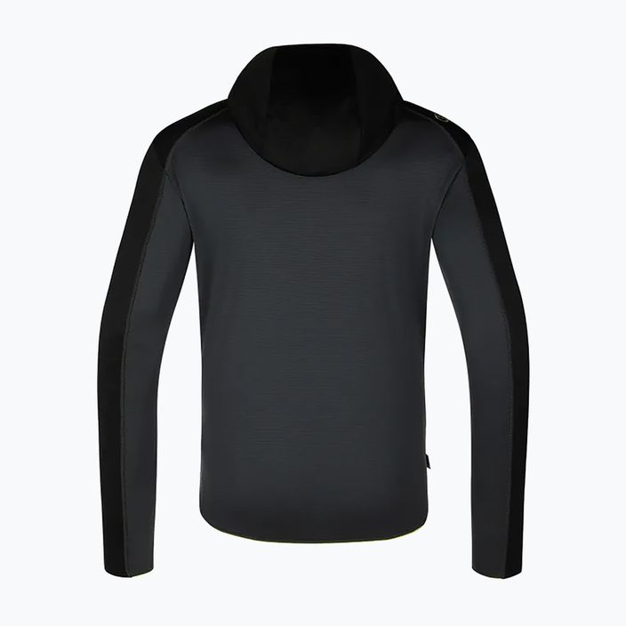 Vyriški La Sportiva Upendo Hoody carbon/lime punch trekkinginiai džemperiai 8