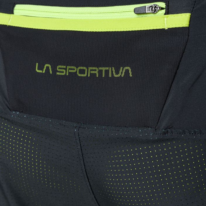 La Sportiva Trail Bite vyriški bėgimo šortai juoda/geltona P79999729 4