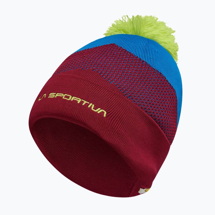 La Sportiva Knitty Beanie žieminė kepurė sangria/electric blue
