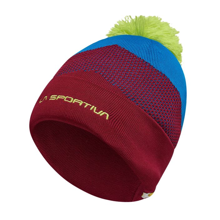 La Sportiva Knitty Beanie žieminė kepurė sangria/electric blue 2