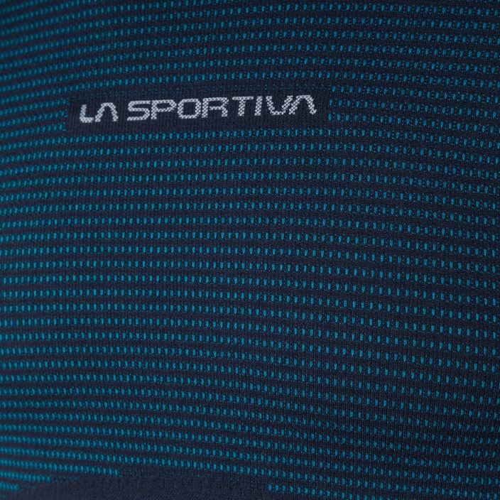 Vyriški La Sportiva Synth Light storm blue/elektriškai mėlyni trekingo marškinėliai 3