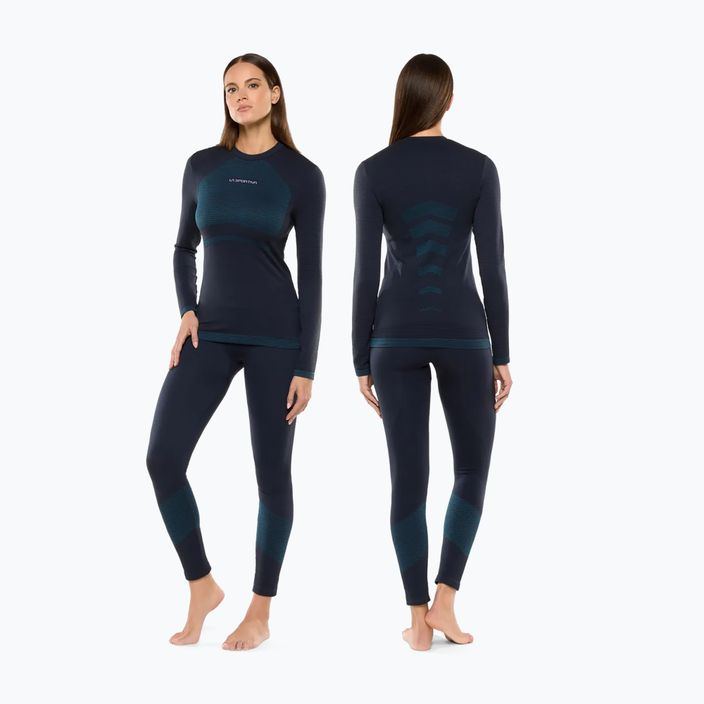 Moteriški trekingo marškinėliai La Sportiva Synth Light storm blue/lagoon 6