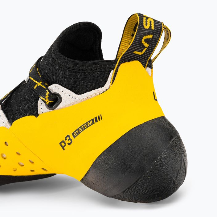 La Sportiva vyriški Solution alpinizmo bateliai baltos ir geltonos spalvos 20G000100 10
