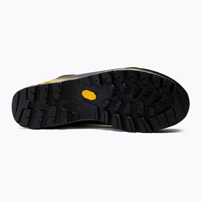 Vyriški La Sportiva Trango Tech GTX aukštakulniai batai pilkai geltoni 21G999100 5