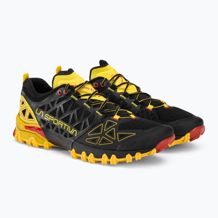 La Sportiva Bushido II vyriški bėgimo bateliai black/yellow 36S999100 4