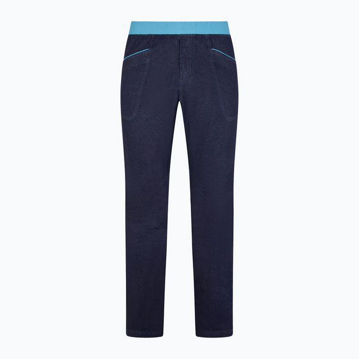 Vyriškos La Sportiva Cave Jeans alpinistinės kelnės tamsiai mėlynos H97610624