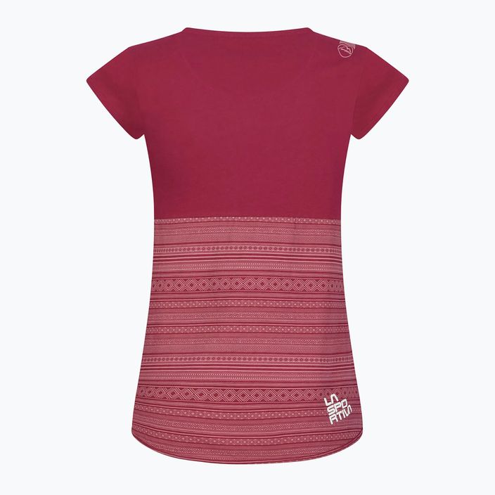 La Sportiva Lidra moteriški trekingo marškinėliai kaštoninės spalvos O43502502 2