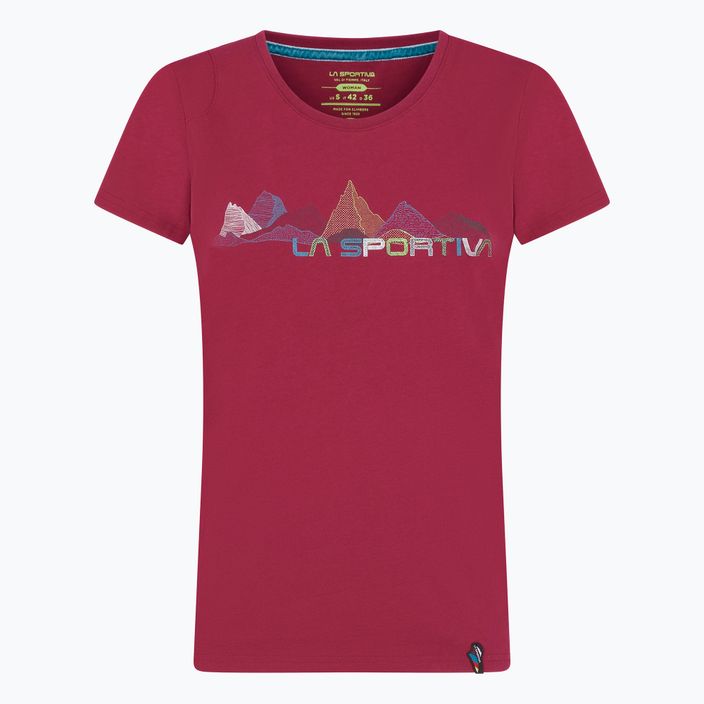 La Sportiva Peaks moteriški trekingo marškinėliai raudoni O18502502