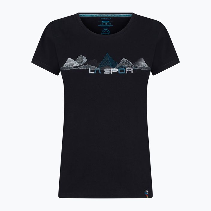 La Sportiva Peaks moteriški trekingo marškinėliai juodi O189999