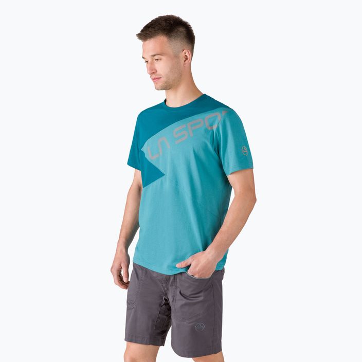 La Sportiva vyriški alpinistiniai marškinėliai Float blue N00624623