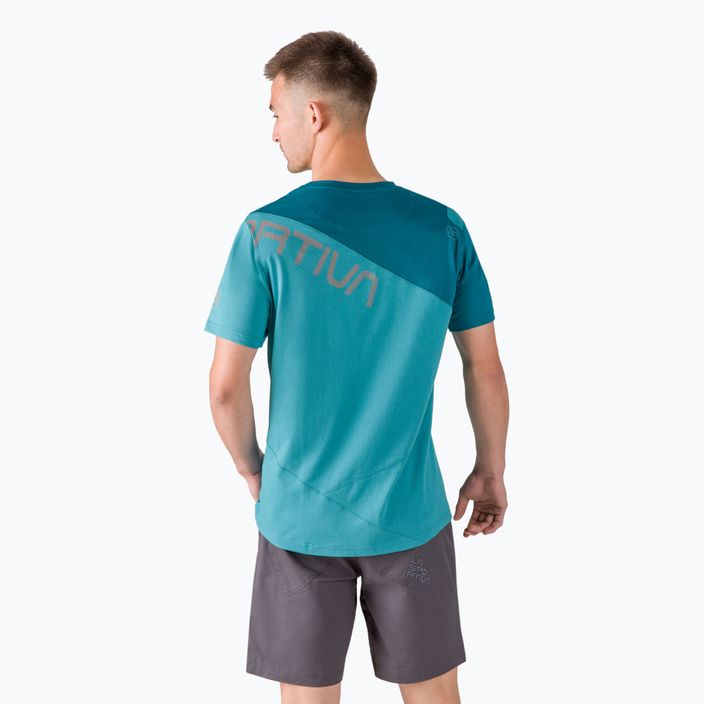 La Sportiva vyriški alpinistiniai marškinėliai Float blue N00624623 3