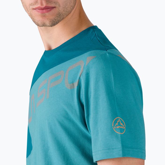 La Sportiva vyriški alpinistiniai marškinėliai Float blue N00624623 4