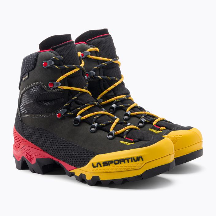 La Sportiva vyriški aukštakulniai batai Aequilibrium LT GTX black/yellow 21Y999100 5