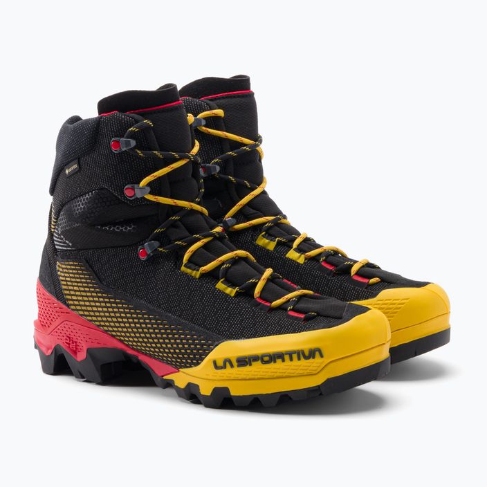 Vyriški La Sportiva Aequilibrium ST GTX aukštakulniai batai black/yellow 31A999100 5
