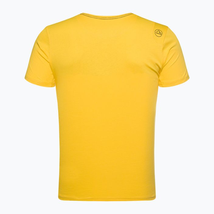 La Sportiva vyriški alpinistiniai marškinėliai Breakfast yellow H32100100 2