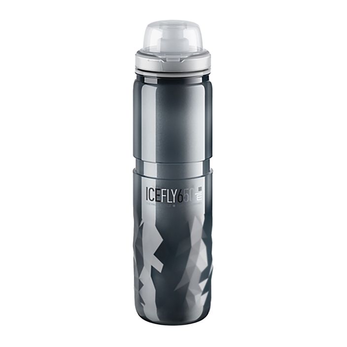 Dviračio vandens butelis Elite Ice Fly 650 ml smoke 2