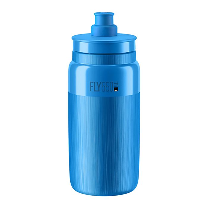 Dviračio vandens butelis Elite FLY Tex 550 ml blue/grey logo blue/grey logo 2