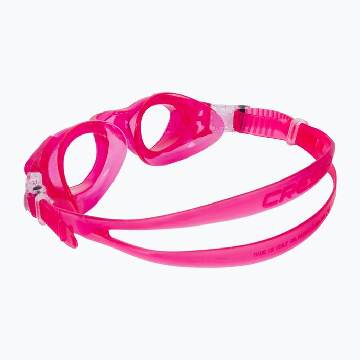 Cressi King Crab rožiniai vaikiški plaukimo akiniai DE202240 4