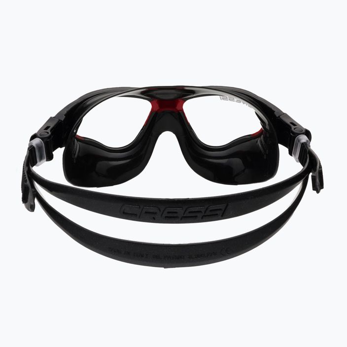 Cressi Cobra plaukimo kaukė juoda/juoda raudona DE201991 5