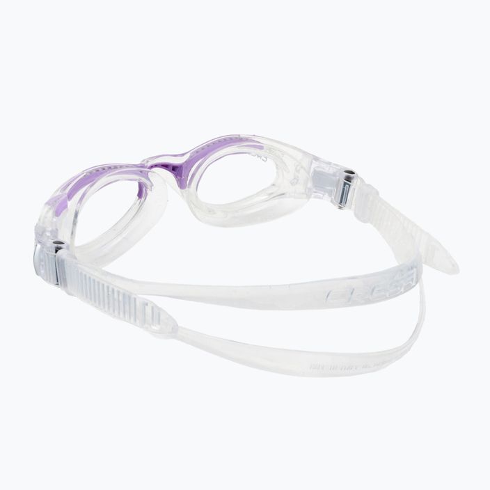 Moteriški plaukimo akiniai Cressi Flash clear/clear lilac DE203041 4