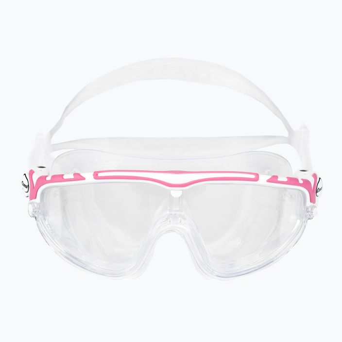 Cressi Skylight skaidri/balta rožinė plaukimo kaukė DE203340 2